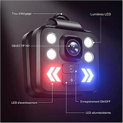 Acheter Totalcadeau Caméra Sport corporelle lampe HD 1080P Lampe LED IP65 grande batterie