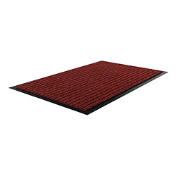 Acheter RUGSX Paillasson antidérapant pour les mètres courants DURA 3879 extérieur, intérieur, sur caoutchouc - rouge 66x185 cm