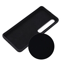 Coque en silicone liquide unique noir pour votre Xiaomi Mi 10/Mi 10 Pro