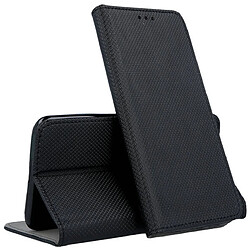 Htdmobiles Housse pour Apple iPhone 15 Plus - etui coque pochette portefeuille + film ecran - NOIR MAGNET