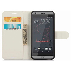 Ipomcase Coque étui portefeuille HTC DESIRE 626 -Blanc