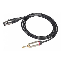 Acheter Câble De Connecteur Audio Microphone 3,5 Mm Mâle Vers XLR Femelle 1m