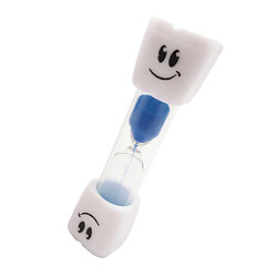 Avis brosse à dents minuterie sablier enfants sourire sable oeuf horloge minuterie 3 min bleu