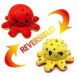 Universal Touet en peluche de poulpe réversible reversible 20 cm cadeau d'enfants