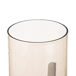 Avis BigBuy Home Bougeoir Doré Verre Acier 10 x 10 x 18 cm