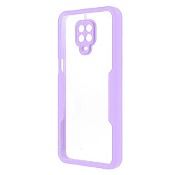 Coque en TPU + acrylique violet pour votre Xiaomi Redmi Note 9 Pro Max/Note 9S/Note 9 Pro