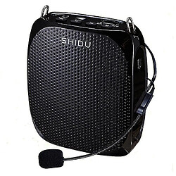 Universal Amplificateur vocal rechargeable Professeurs portables Présentors Microphone Audio Naturel (noir)