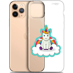 Caseink Coque arrière Apple iPhone 11 Pro (5.8 ) Gel HD [ Nouvelle Collection - Souple - Antichoc - Imprimé en France] Bébé Licorne