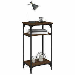 Acheter Maison Chic Table d'appoint | Table Basse Chêne marron 40x30x75 cm Bois d'ingénierie -GKD14591