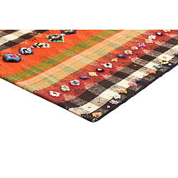 Vidal Tapis de laine 202x164 multicolore Jajim pas cher