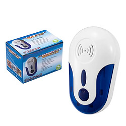 Wewoo 4W électronique ultrasonique anti-moustique rat blanc et bleu Mouse cafard insecte antiparasitaire répulsif, prise de l'UE, AC 90-250V + pas cher