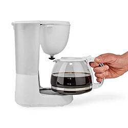 Avis NEDIS PACK DEJEUNER Cafetière Machine à café Electrique Blanche 1.25L 750W + Grille-pain Blanc 2 Fentes 750W pas cher