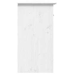 Acheter vidaXL Buffet BODO blanc 115,5x44x80 cm bois massif de pin