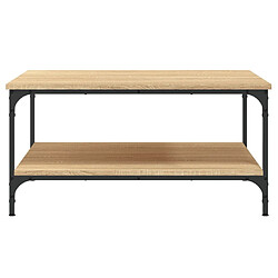 Acheter Maison Chic Table basse,Table Console Table d'appoint, Table pour salon chêne sonoma 80x80x40 cm bois d'ingénierie -MN98197