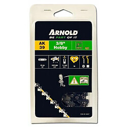 Arnold Hobby 1191-X1-0007 Chaîne de tronçonneuse 1 cm, 56 maillons de 1,1 mm Lame 40 cm