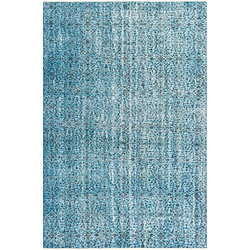 Vidal Tapis de laine 269x175 Bleu Ultra Vintage