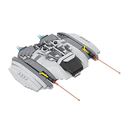 Universal Space Military Aircraft Series Battle Spaceship 1978 Blocs de construction Brick Brain Games Jouets Cadeaux pour enfants | Blocs (gris) pas cher