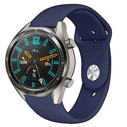 Bracelet en silicone bleu foncé pour votre Huawei Watch GT/Watch Magic