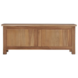 Acheter Maison Chic Meuble TV scandinave - Banc TV pour salon 90x30x35 cm Bois de teck massif -MN25189