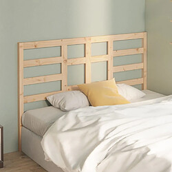 Maison Chic Tête de lit scandinave,Meuble de chambre 126x4x104 cm Bois massif de pin -MN27805