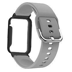 Bracelet en silicone pour votre Xiaomi Mi Band 7 Pro - gris/noir