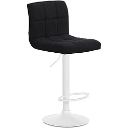 Non Tabouret de bar Calma tissu blanc