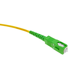 Avis Cablematic - Cable fibre optique LC/PC SC/APC simplex monomodes 9/125 de 10 m