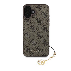 Guess Maroquinerie Guess Coque iPhone 16 Plus 4G - Marron