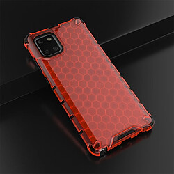 Wewoo Coque Pour Galaxy Note 10 Lite Shockproof Honeycomb PC + TPU Housse de protection rouge