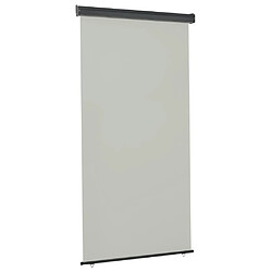 vidaXL Auvent latéral de balcon 122x250 cm Gris