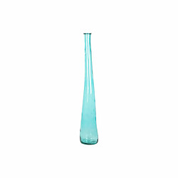 Vase DKD Home Decor 18 x 18 x 120 cm Bleu ciel Verre trempé