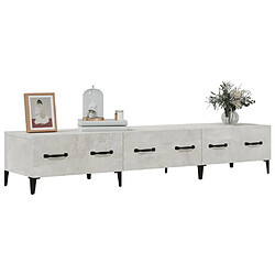 Acheter Maison Chic Meuble TV scandinave - Banc TV pour salon Gris béton 150x34,5x30 cm Bois d'ingénierie -MN87593