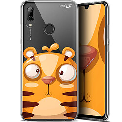 Caseink Coque arrière Pour Huawei P Smart 2019 (6.21 ) Crystal Gel HD [ Nouvelle Collection - Souple - Antichoc - Imprimé en France] Cartoon Tiger