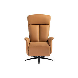 Avis Vente-Unique Fauteuil relax électrique en simili camel TUOPI