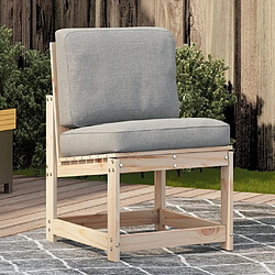 Maison Chic Chaise de jardin,Fauteuil Chaise de terrasse,Chaise d’extérieur 50,5x55x77 cm bois de pin massif -GKD40808