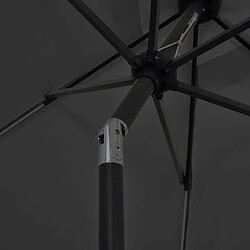 Acheter Helloshop26 Parasol avec led et mât en aluminium 300 cm anthracite 02_0008082