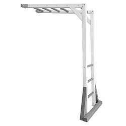 AXI Beach Tower Cadre d'escalade en bois en gris et BLANC | Élément d'appoint pour Aires de Jeux | Accessoires d'escalade pour Aire de Jeux - 205,7 cm