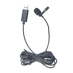 Micro omnidirectionnel à pince à revers USB pour ordinateur portable, PC, téléphone portable, parfait pour le Podcasting, les jeux, l'enregistrement,