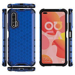 Wewoo Coque Pour Huawei Nova 6 Shockproof Honeycomb PC + TPU Case Blue