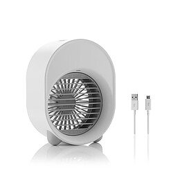 Shop Story SHOP-STORY - KOOLIZER : Mini Climatiseur Portable Humidificateur Ventilateur Diffuseur d'Arômes avec LED Rafraîchisseur d'Air Réservoir 200mL pas cher