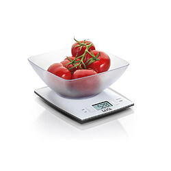 Laica KS1313 escabeaux de cuisine Transparent, Blanc Comptoir Rectangle Balance de ménage électronique