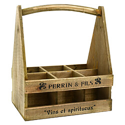 Aubry Gaspard Porte-bouteilles en bois vieilli Perrin &, fils.