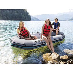 Kit bateau gonflable 3 places Mariner 3 avec rames et gonfleur - Intex