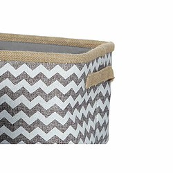 Set de basket DKD Home Decor Polyester Jute Zigzag Boho (3 pcs)