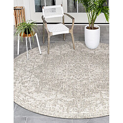 Hadorn Tapis d'Extérieur - 122x122 - Gris - Tulum