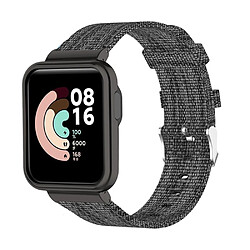 Bracelet en nylon sangle réglable, gris foncé pour votre Xiaomi Redmi Watch/Mi Watch Lite