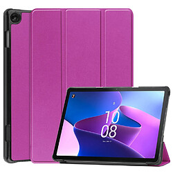 Etui en PU fonction d'éveil/veille automatique avec support pour votre Lenovo Tab M10 (Gen 3) - violet