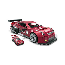 Mattel Hot Wheels - Jeu de construction MEGA 1/24 Cadillac ATS-V R 20 cm