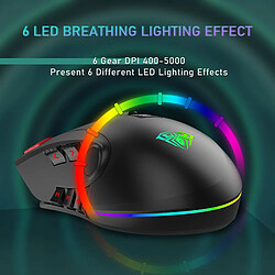 Avis Respiration Lumière Ultra-Léger Filaire Silencieux Version Ordinateur Souris pour Gamer Linux PC Windows Linux