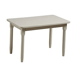 Aubry Gaspard Table enfant en hêtre gris clair.